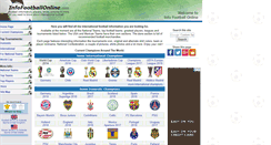 Desktop Screenshot of infofootballonline.com